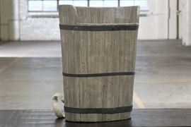 Heavy Wooden Grape Hod With Pony Straps