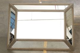 Large Dimensional Segmented Wall Mirror