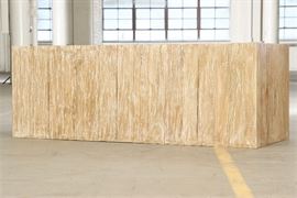 Bold Rustic White Wash Dining Table Base