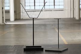 Two Wrought Iron Sculpture Bases