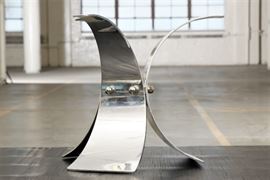 Cast Aluminum Foliate Table Base - Made In Italy