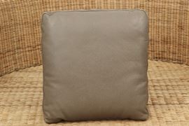 Custom Leather Pillow