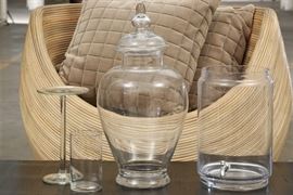 Four Pieces Of Decorative Glass