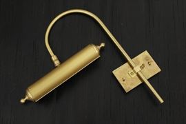 Brass U Form Picture Light - Unwired