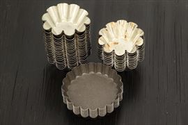Group Of Tin Tart Molds