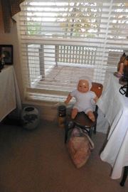 Baby Doll, Toddler Chair, Vase