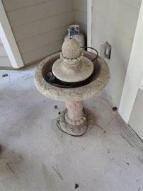 Pineapple Concrete Fountain