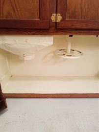 flour bin in Hoosier Cabinet