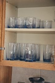 Anchor Hocking Blue Glassware
