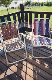 Folding Wooden Lawn Chairs