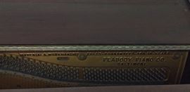Peabody Piano Co., Baltimore. Player Piano. Serial Number 58281. Seaverns Piano Action.
