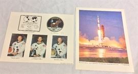NASA Apollo 11 photographs 11" x 14".