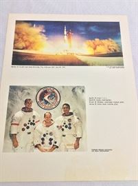 NASA Apollo 15 photographs 11" x 14".