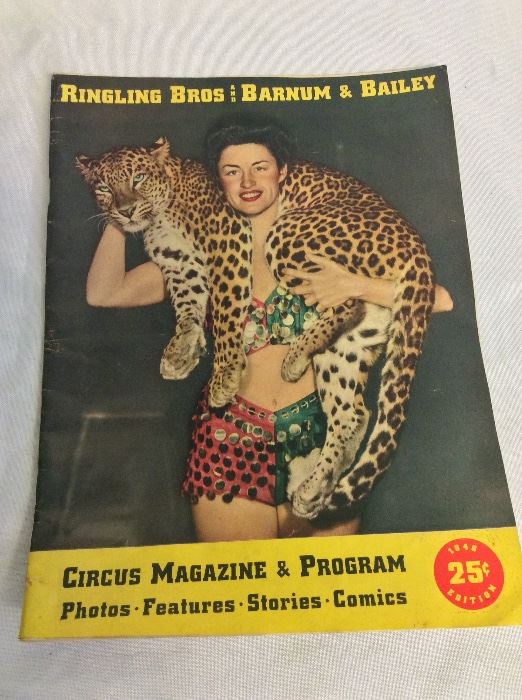 Ringling Bros and Barnum & Bailey Circus Magazine & Program, 1946.