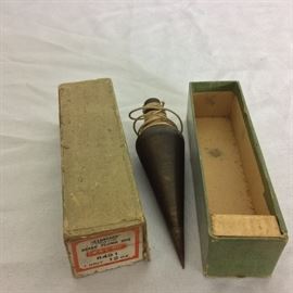 K & E Co. Standard Brass Plumb Bob 6491.