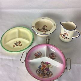 Vintage Baby Bowls