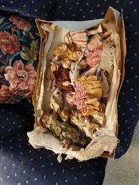 A bunch of old dolls