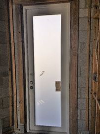 Single French Door   Frosted