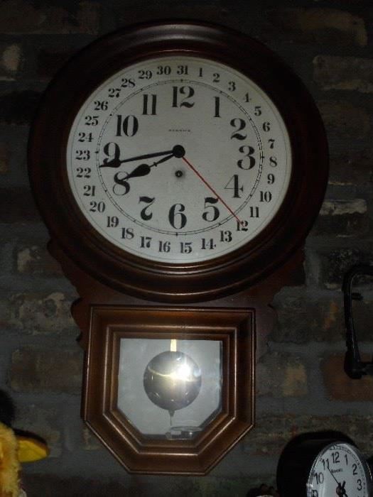 Barwick wind up wall clock