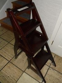 Chair/step stool chair