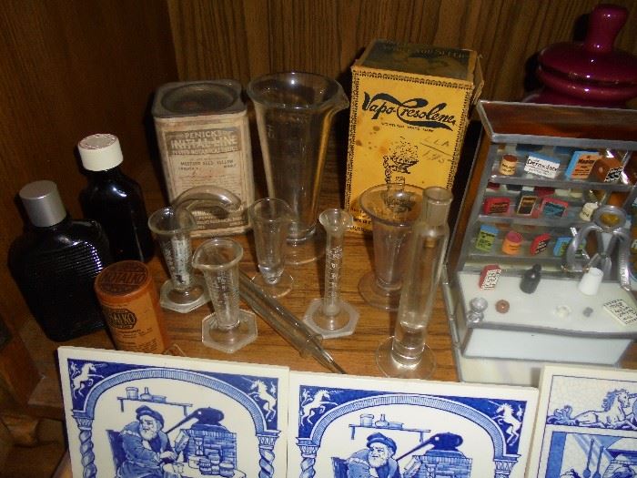 Vintage & antique  medicine bottles