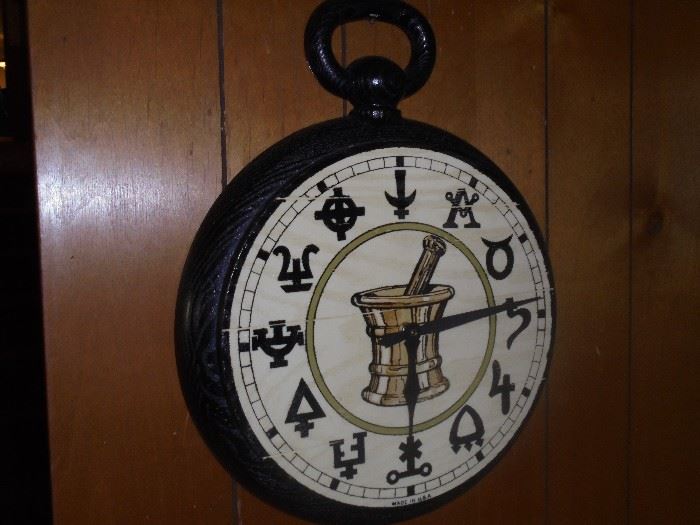 Pharmacy wall clock