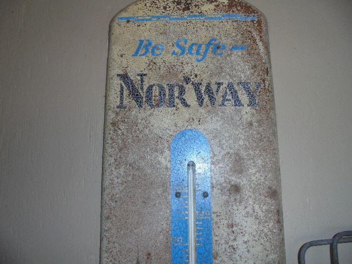 RARE Norway Anti-freeze outside thermometer (not cheap)