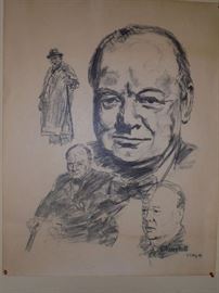 Sketches of Winston Churchill 