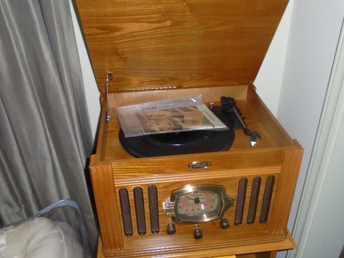 Crosley radio, phonograph, and Cassette player