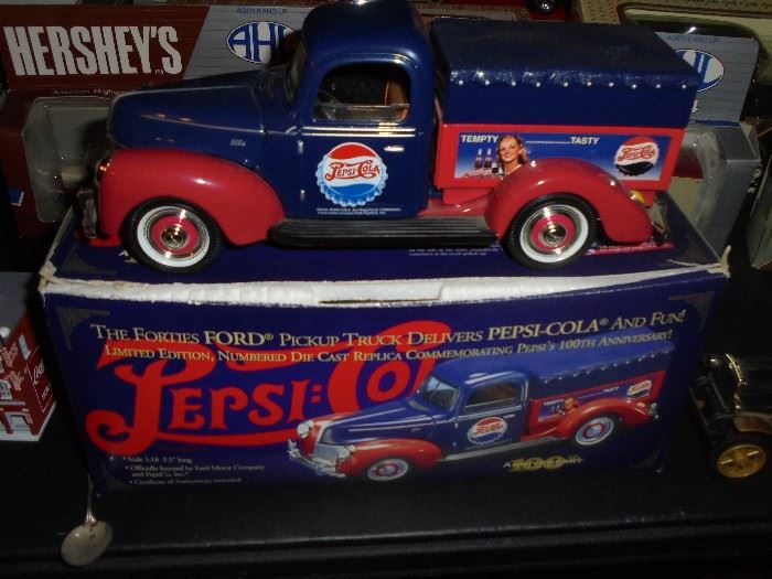 Pepsi-Cola limited edition die cast ford truck