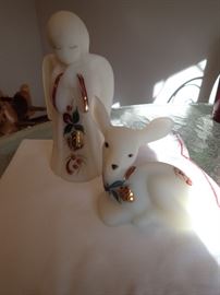 FENTON ANGEL AND DEER