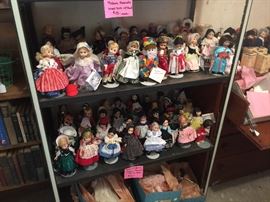 Tons of never played with Madame Alexander dolls small and large