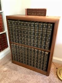 1956 Encyclopedia Britannica with Original Cabinet!
