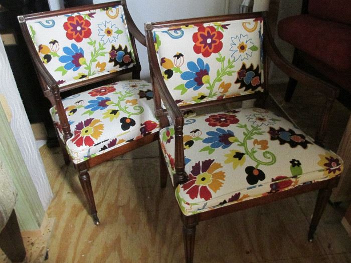 Gorgeous pair of federal style chairs