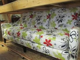 Elegant and modern floral sofa