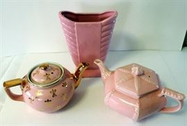Vintage Pottery and Hall Teapots
