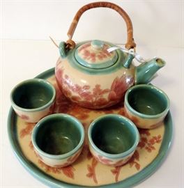 Asian Teapot and Cup Set