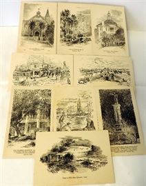 Set of Galveston Landmarks