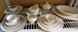 Casleton China Belrose Set and Lamberton Ivory China Puritan Set
