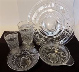 Imperial Glass Cape Cod Clear Set