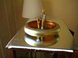 STEUBAN
           STICK VASE AUREN 2744
            BOWL AUREN 2586