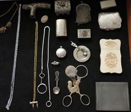 Antique 19th. C.  Carved Bone Card Case 