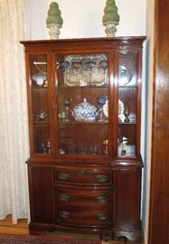Mahogany China Cabinet