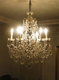 Classic French-Style Crystal Chandelier