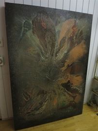 A very large Original Oil Painting belonging to Mr.  Martin Landau