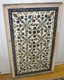Antique Persian Tile Wall Hanging / Table Top
