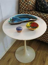 Saarinen-Style Tulip Side Table