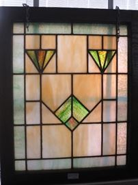 Carts & Crafts Stained Glass Window