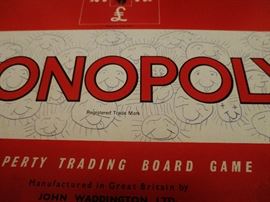 "Monopoly" Board Game - these doodles MAY have been drawn by Mr. Landau.  He loved to doodle.  Checking with family to find out for sure .....