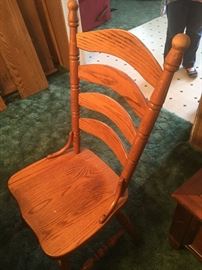 Example of quality made Amish chairs for dining room table (there are 8 of these)